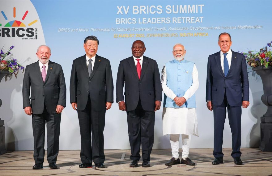 BRICS presidents. Image: Indian government