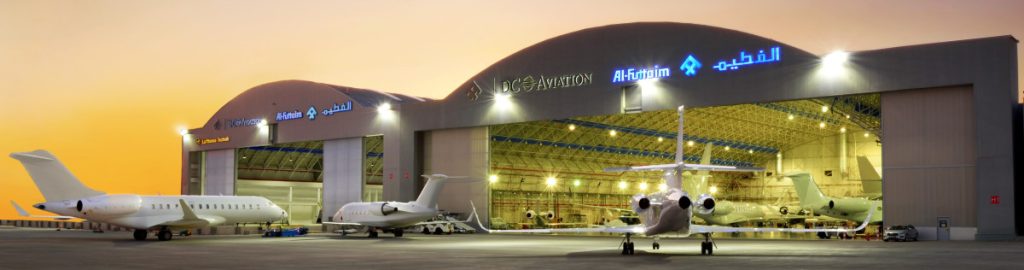 DC Aviation Al-Futtaim’s maintenance hanger at Al Maktoum International Airport. Image: DCAF 