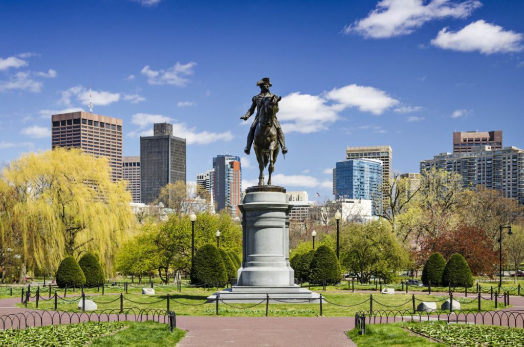 Boston Common provides a tranquil escape amidst the urban hustle. Image: Etihad Airways