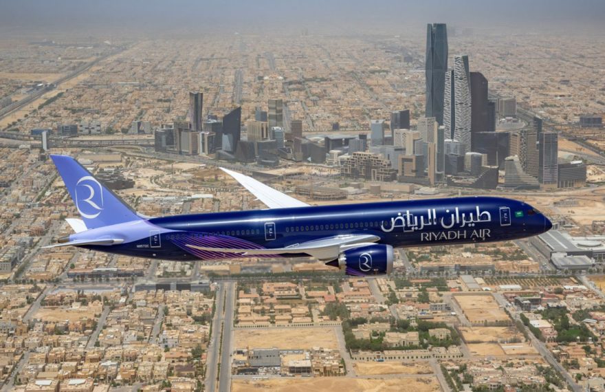 Riyadh Air's Boeing 787-9 Dreamliner aircraft will be at the Dubai Airshow 2023. Image: Riyadh Air