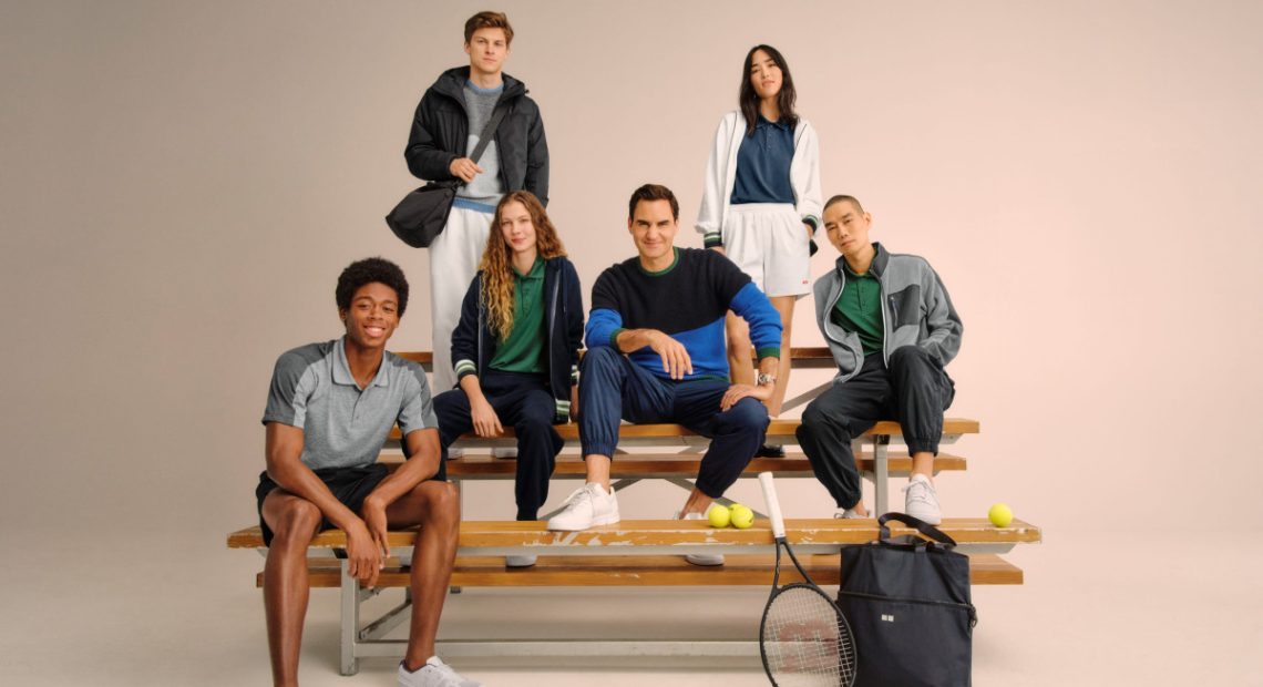 Uniqlo unveils Roger Federer-JW Anderson designed fashion collection.