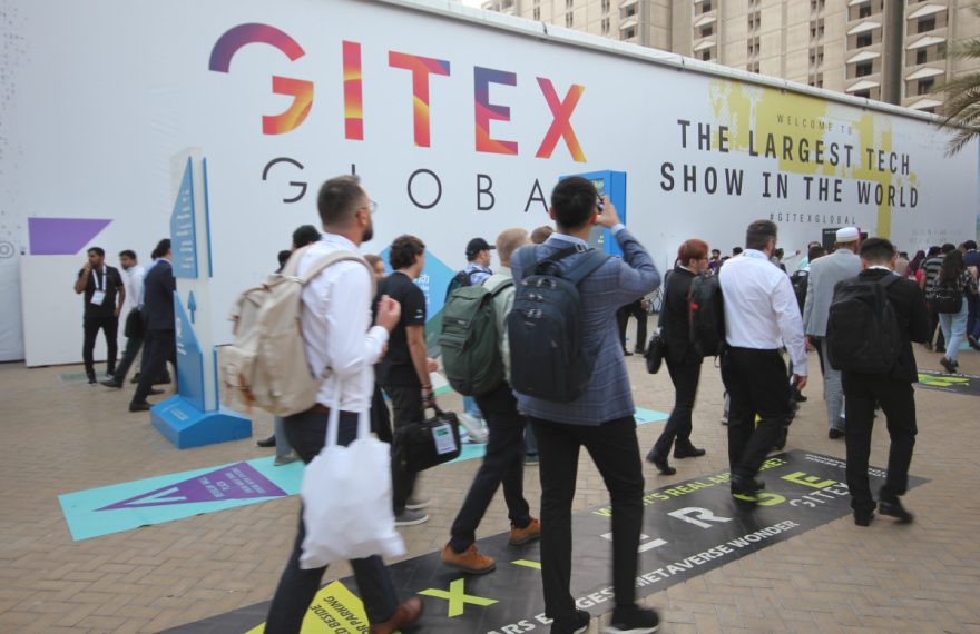 Trade visitors at GITEX Global 2022 in Dubai. Image: Arnold Pinto