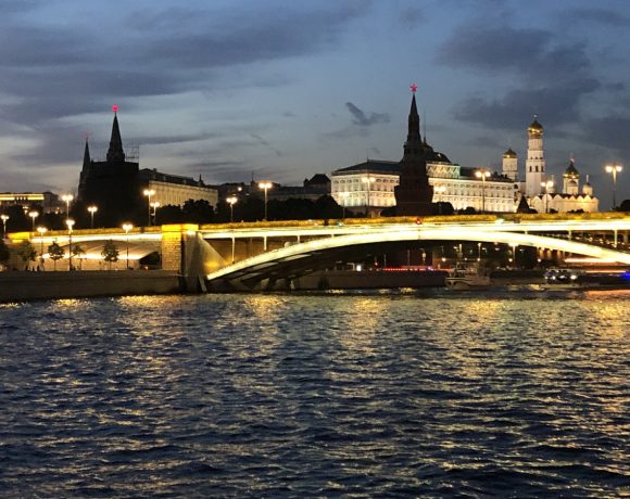 View of the Kremlin ensemble from the Moskva River. Image: Arnold Pinto/menews247