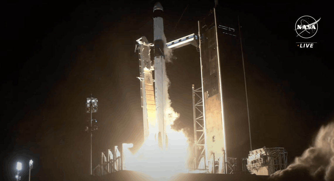 NASA's Crew-7 lift-off. Image: NASA