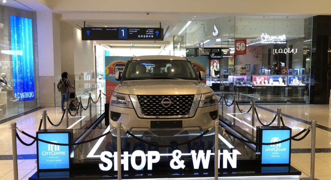 Shoppers in Sharjah can win a Nissan Patrol 4x4 this summer. Image: Arnold Pinto