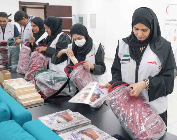 Students got school bags. Image: Dubai RTA