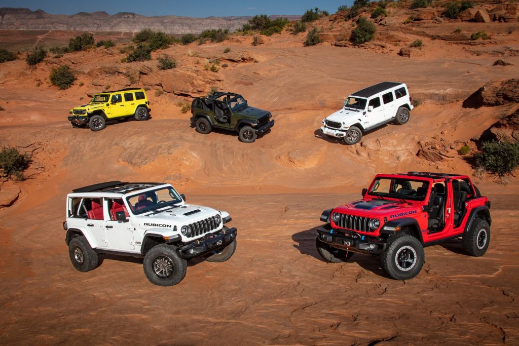 All-new 2024 Jeep Wrangler range. Image: Stellantis