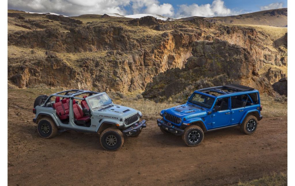 All-new 2024 Jeep Wranglers. Image: Stellantis