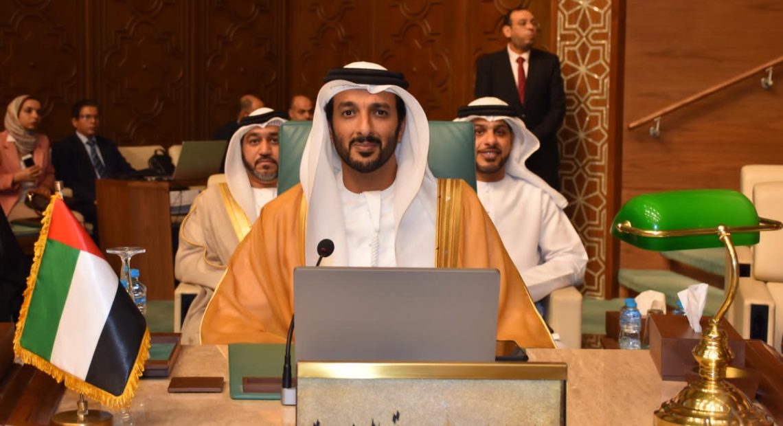 economies Abdullah bin Touq Al Marri, UAE Minister of Economy and the UAE delegation attend the 112th session of the Economic and Social Council of the Arab League, in Cairo, Egypt. Image: UAE Ministry of Economy