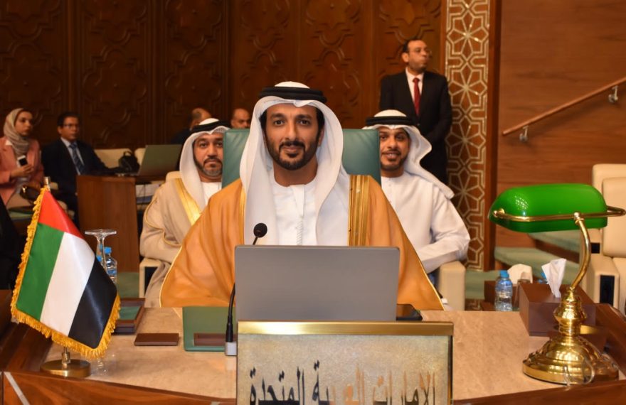 economies Abdullah bin Touq Al Marri, UAE Minister of Economy and the UAE delegation attend the 112th session of the Economic and Social Council of the Arab League, in Cairo, Egypt. Image: UAE Ministry of Economy