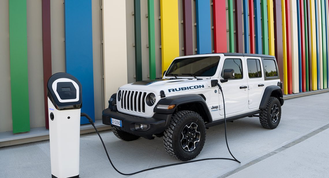 Jeep Wrangler 4xe Rubicon. Image: Stellantis