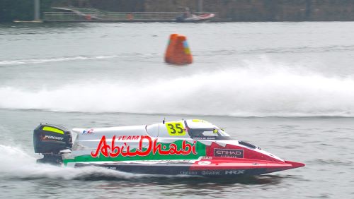 Team Abu Dhabi’s Rashed Al Qemzi secured his fourth UIM F2 World Championship title