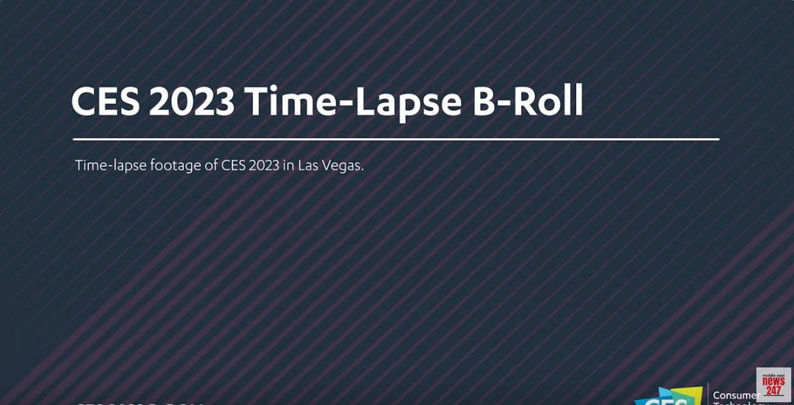 CES 2023 time-lapse