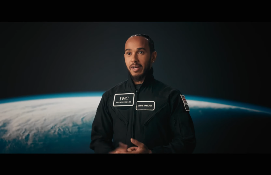 Lewis Hamiltion preps for spaceflight