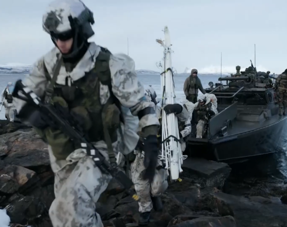 NATO's Arctic marines on manoeuvres