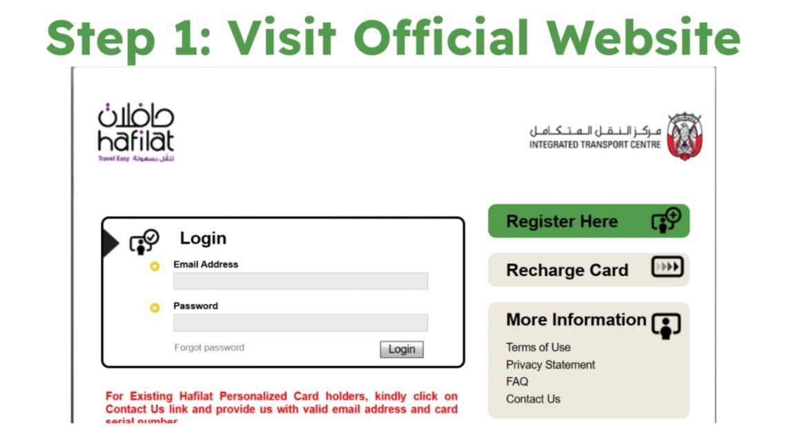 Hafilat Card Balance